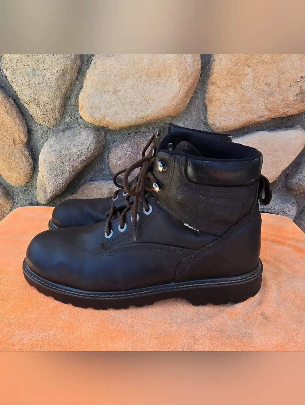 Wolverine Floorhand W10643 Waterproof Leather Work Boots Men’s 12M Brown.